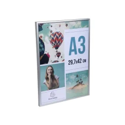 Cadre photo Exacompta - 29,7 x 42 cm (A3) - aluminium