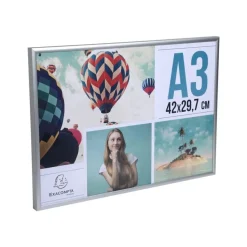 Cadre photo Exacompta - 29,7 x 42 cm (A3) - aluminium