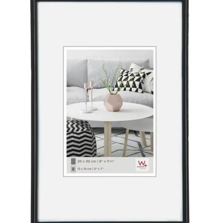 Cadre photo Galeria WALTHER - 20 x 30 cm - Noir