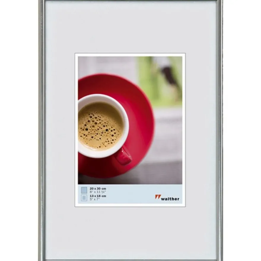 Cadre photo WALTHER - 15 x 20 cm - Silver