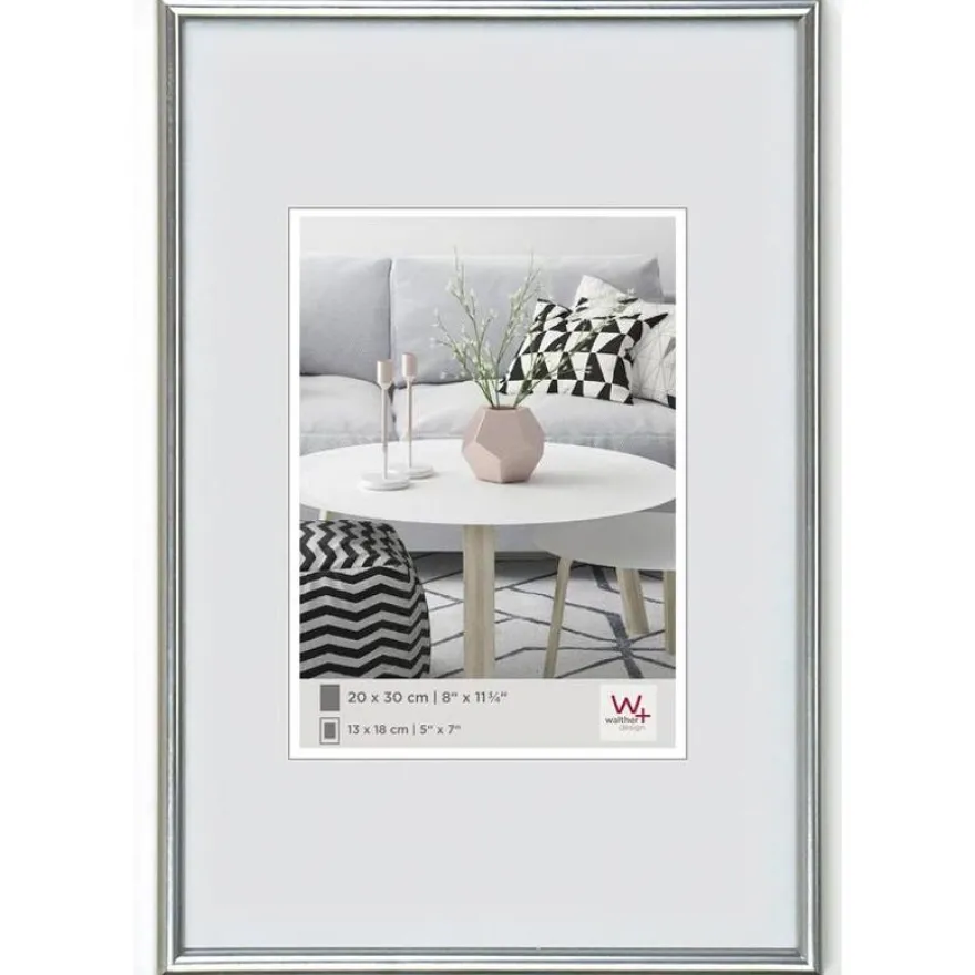 Cadre photo WALTHER - 30 x 40 cm - Silver