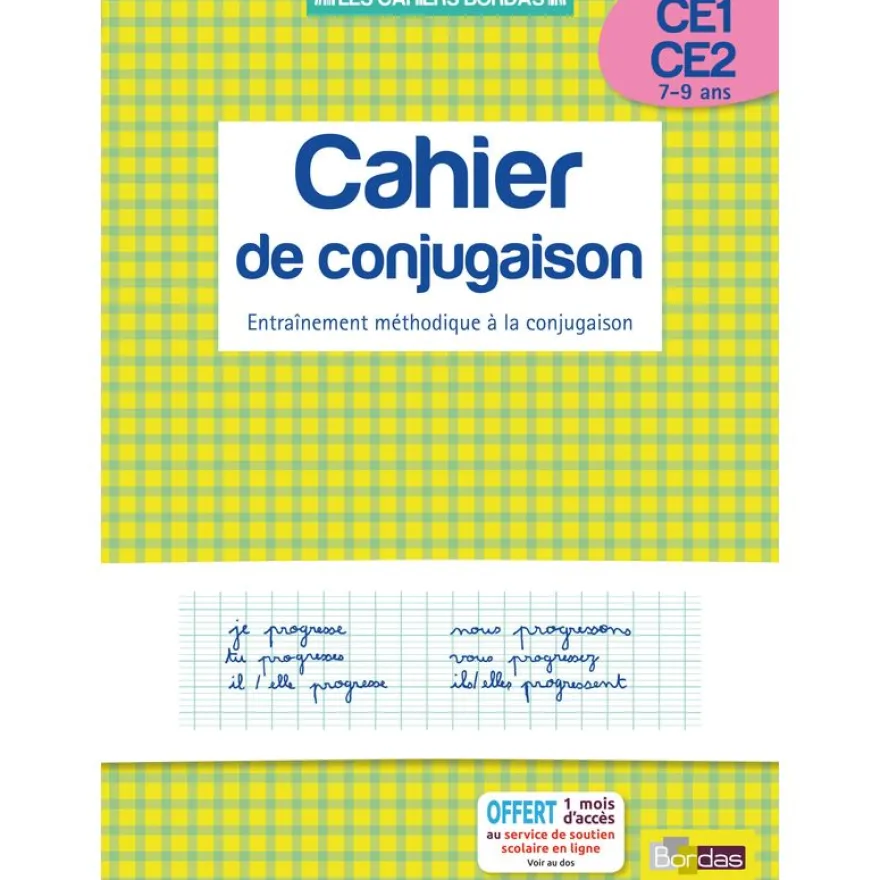 Cahier de conjugaison CE1/CE2