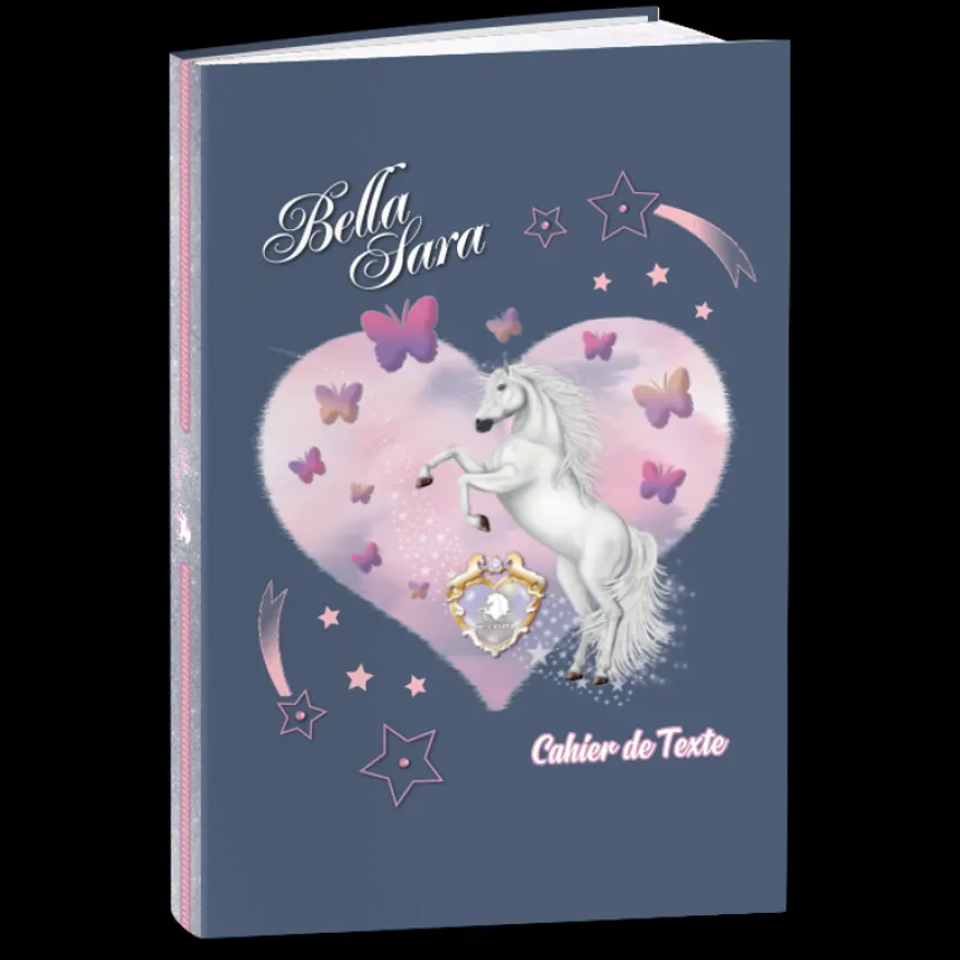 Cahier de Texte Bella Sara - 15 x 21 cm - différents modèles disponibles - Kid'Abord