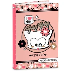 Cahier de texte CHACHA MANGA & CHERRY-15x21 cm- 2 modèles au choix- Kid'Abord