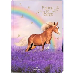 Cahier de texte Cheval marron - 15 x 21 cm - Oberthur