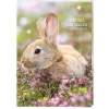 Cahier de texte Lapin - 15 x 21 cm - Oberthur