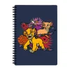 Cahier de texte Le Roi Lion - 18x22 cm - marine - Bagtrotter