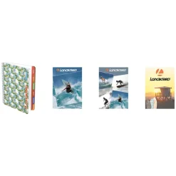 Cahier de texte LONGBOARD - 17 x 22 cm - différents modèles disponibles - Hamelin