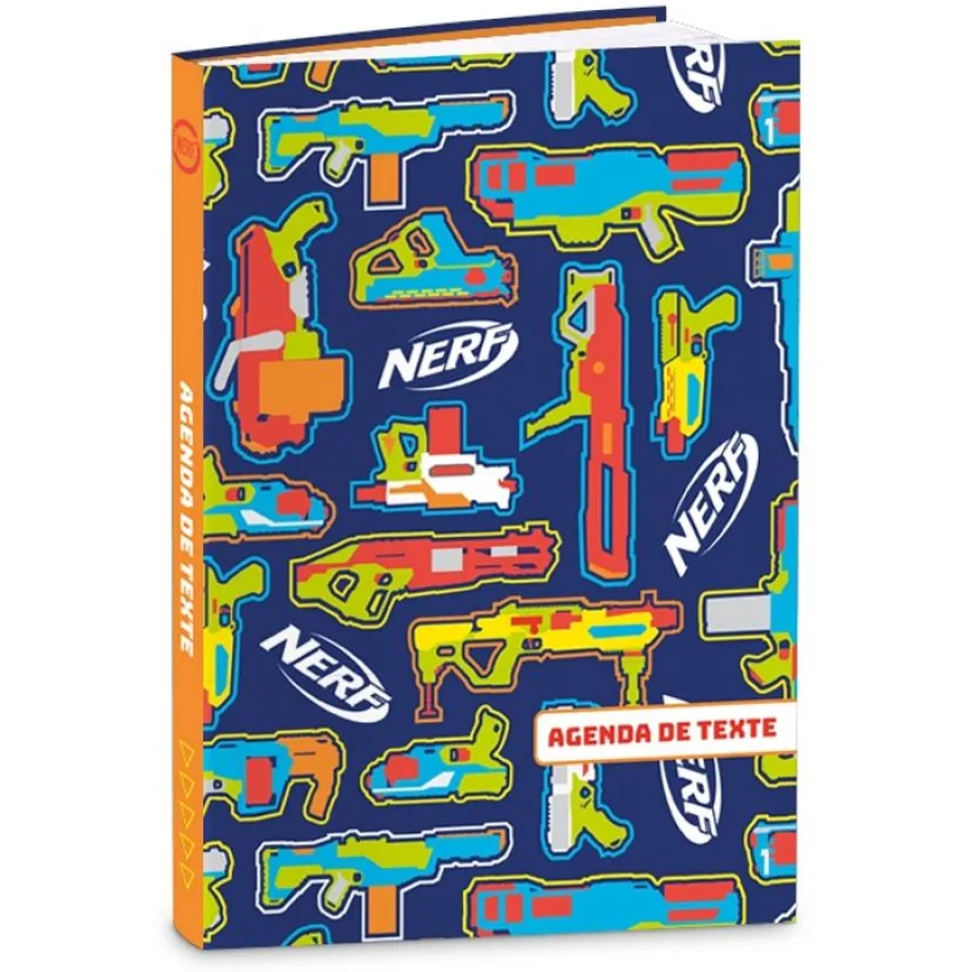 Cahier de texte NERF PLAYGROUND & SPLASH- 15x21 cm- 2 modèles au choix- Kid'Abord