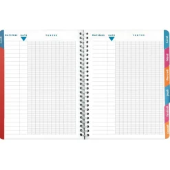 Cahier de textes à spirale Animaux - 17 x 22 cm - poulain - Exacompta