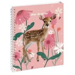 Cahier de textes à spirale Lovely - 17 x 22 cm - disponible dans différents visuels - Exacompta