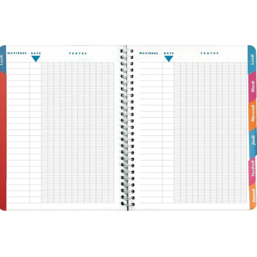 Cahier de textes à spirale Jurassic World - 17 x 22 cm - disponible dans différents visuels - Exacompta