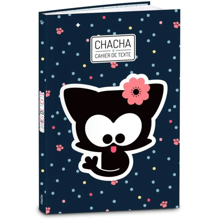 Cahier de textes Chacha - 15 x 21 cm - 2 modèles disponibles - Kid'Abord