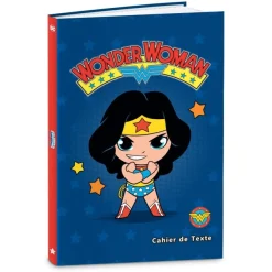 Cahier de textes DC Superfriends - 15 x 21 cm - Batman ou Wonderwoman - Kid'Abord