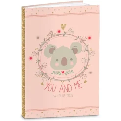 Cahier de textes KIP - 15 x 21 cm - Koala ou Sharky - Kid'Abord