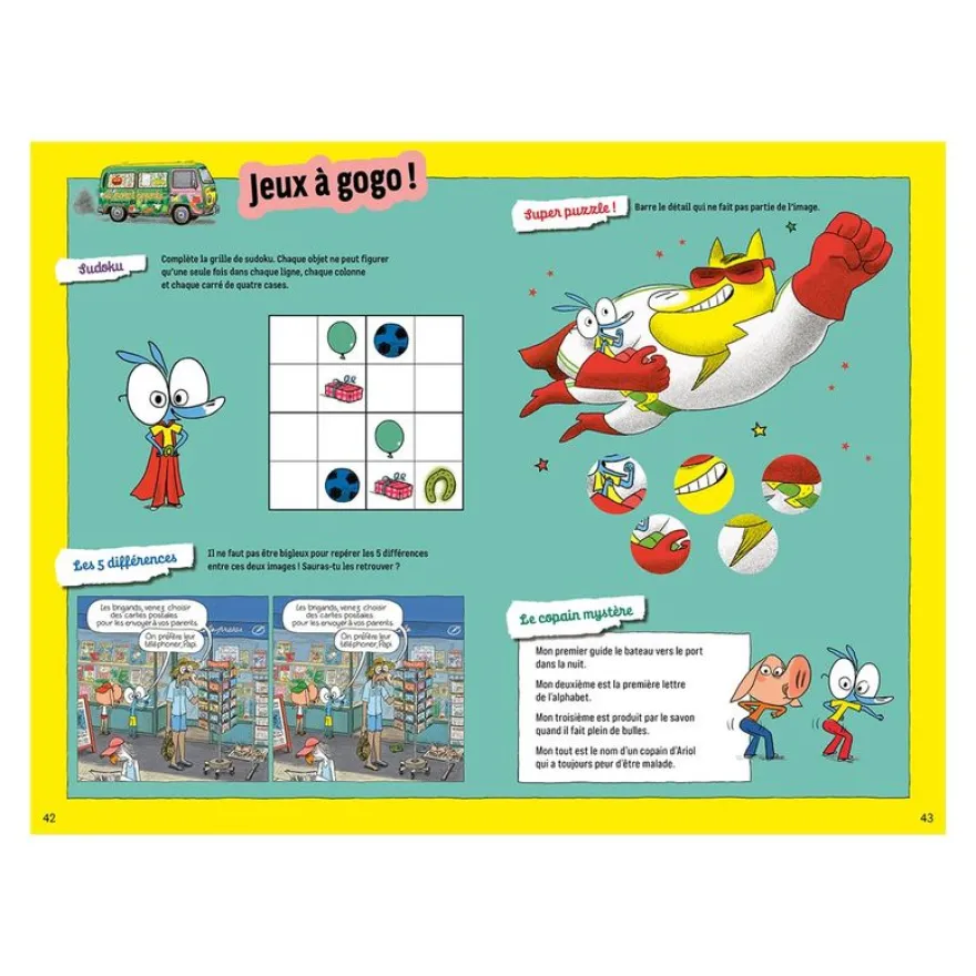 Cahier de vacances 2025 Ariol - Les Incollables - CP/CE1 - livre d'exercices