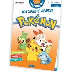 Cahier de vacances 2026 Pokémon - Les incollables - CE2 au CM1 - 8/9 ans