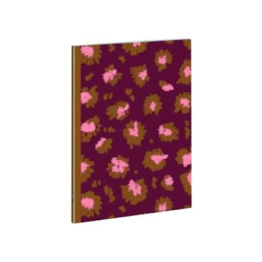 Cahier Premium BLUE ART "Sauvage rose" - CLEMZILLU - TROPIQUE FANTASTIQUE 14,8*21cm