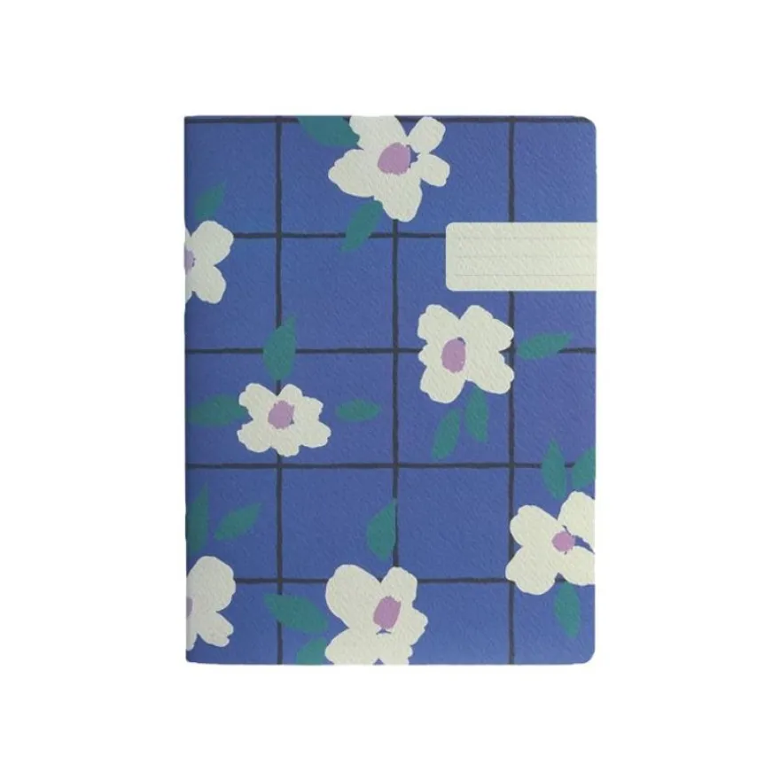Cahier Select BLUE ART EDITIONS Reflets - Zoe Wodarz "Set & flowers" 16,5 x 22 cm