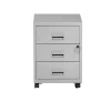Caisson mobile - 3 tiroirs - aluminium