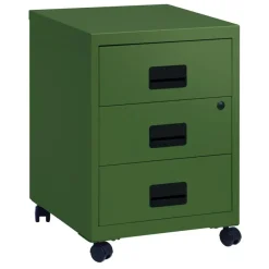 Caisson mobile - 3 tiroirs - kaki