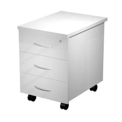 Caisson mobile - 3 tiroirs - Blanc