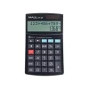 Calculatrice de bureau Maul MTL 600 - 12 chiffres - panneau solaire et pile - noir