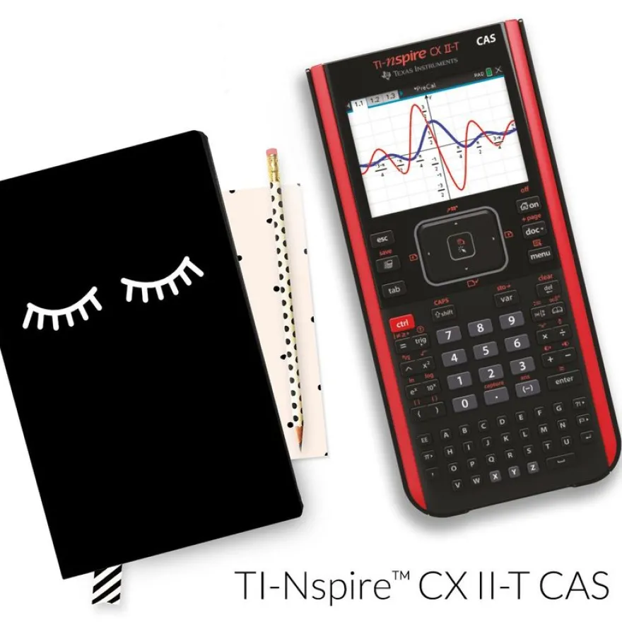 Calculatrice graphique TI-Nspire CX II-T CAS - mode examen intégré - Edition Python - précision algébrique