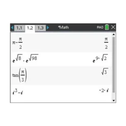 Calculatrice graphique TI-Nspire CX II-T CAS - mode examen intégré - Edition Python - précision algébrique