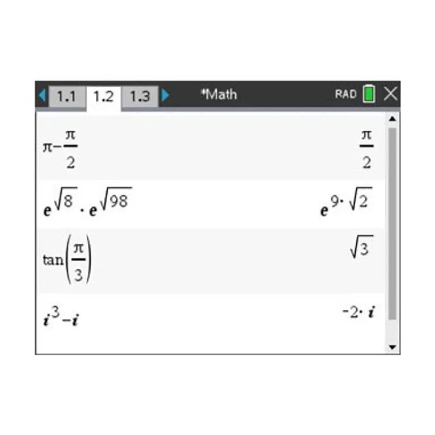 Calculatrice graphique TI-Nspire CX II-T CAS - mode examen intégré - Edition Python - précision algébrique