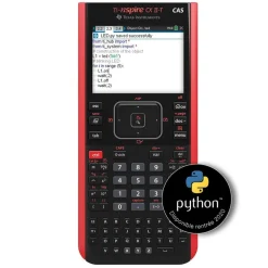 Calculatrice graphique TI-Nspire CX II-T CAS - mode examen intégré - Edition Python - précision algébrique