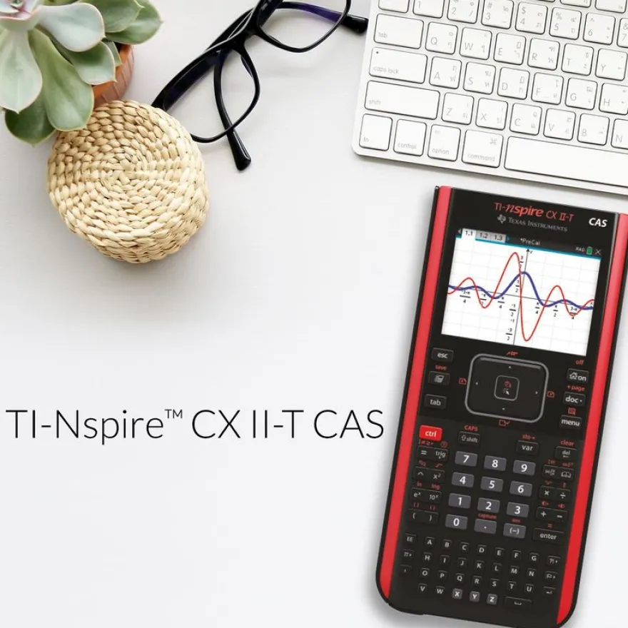 Calculatrice graphique TI-Nspire CX II-T CAS - mode examen intégré - Edition Python - précision algébrique