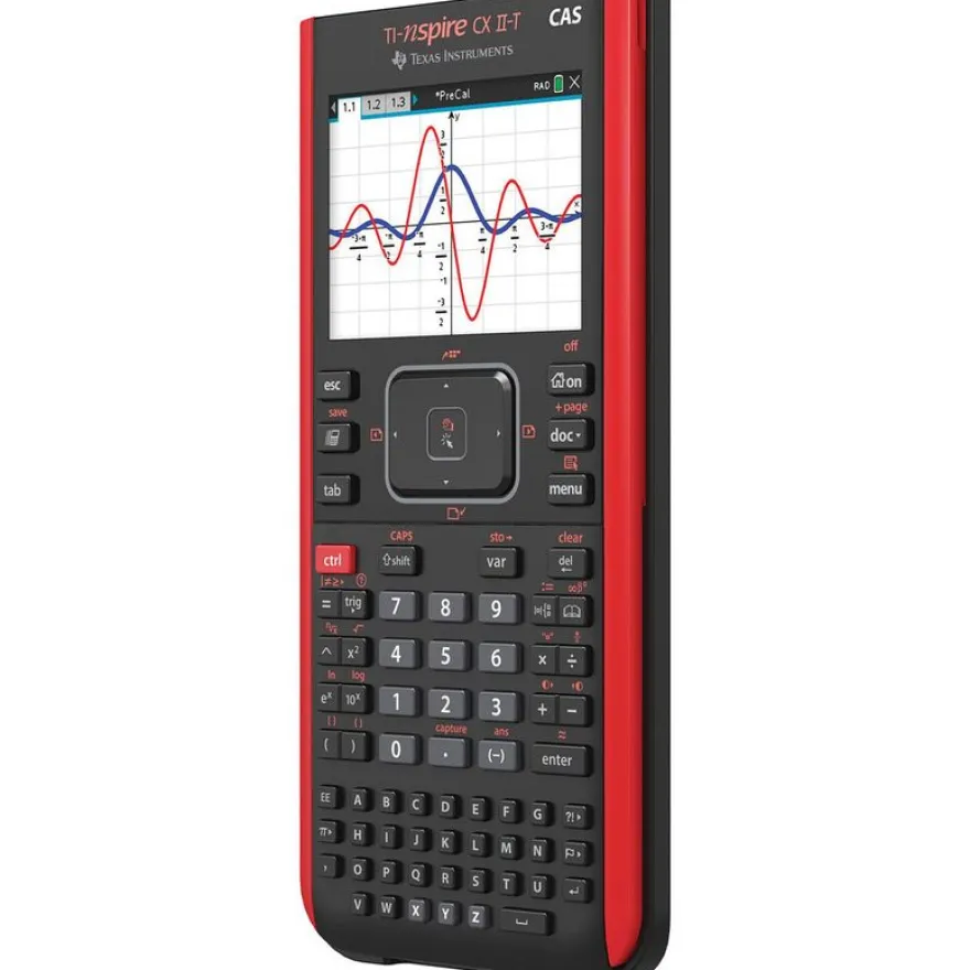 Calculatrice graphique TI-Nspire CX II-T CAS - mode examen intégré - Edition Python - précision algébrique