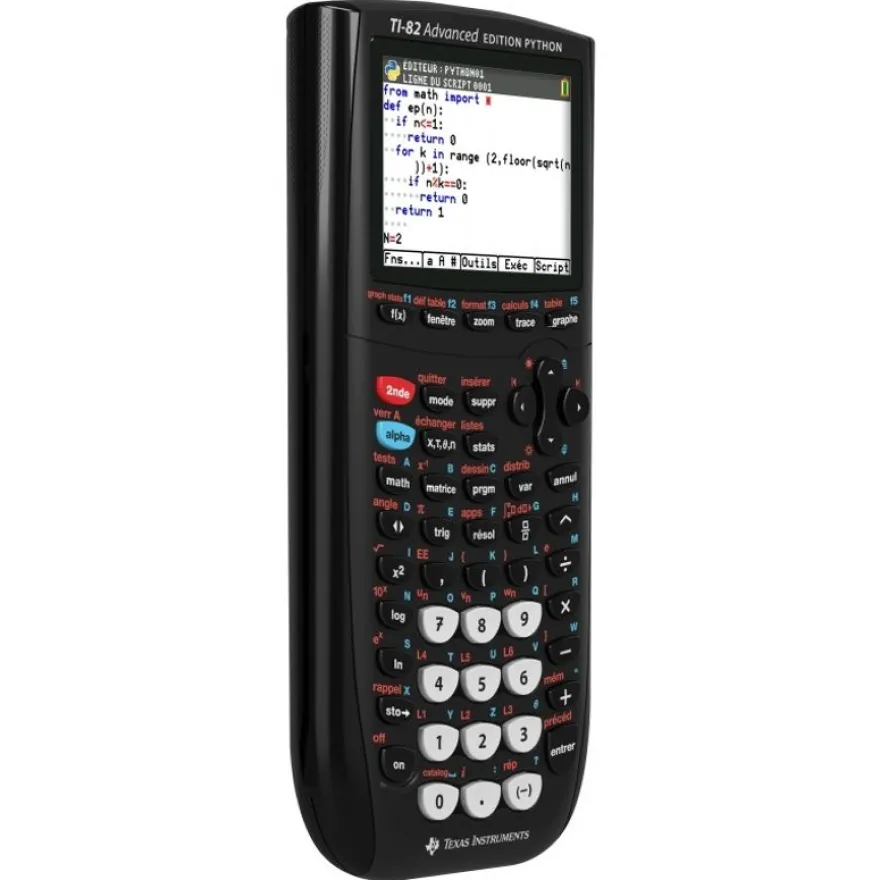 Calculatrice graphique TI-82 Advanced Edition Python