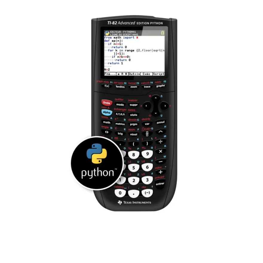 Calculatrice graphique TI-82 Advanced Edition Python