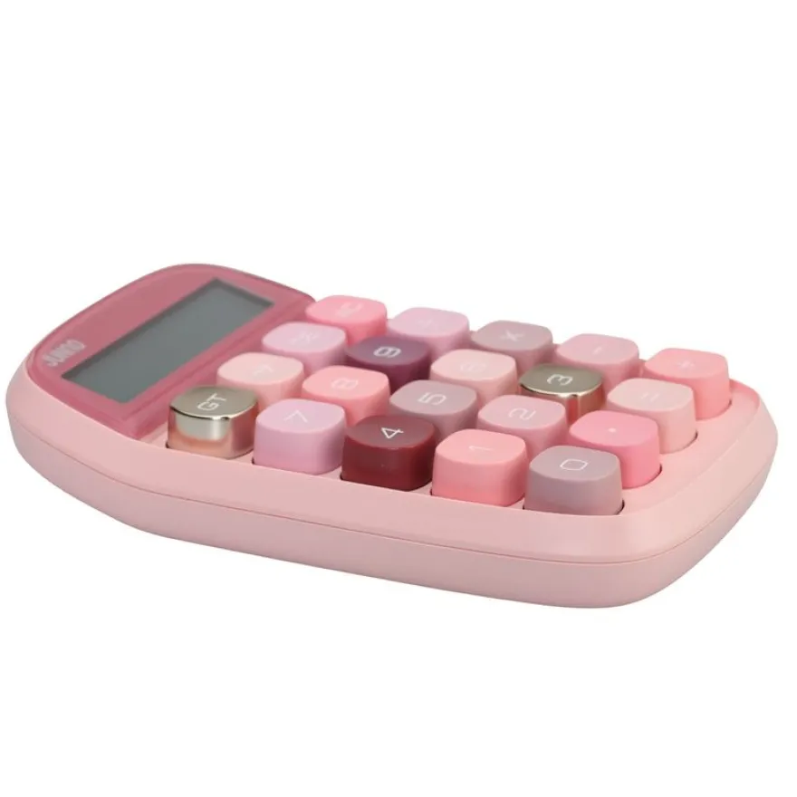 Calculatrice semi bureau SIGN "Pop petite" coloris rose