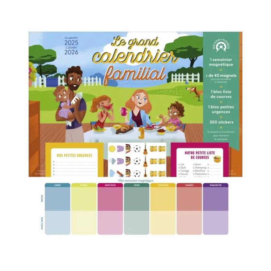 Calendrier familial 2025/2026