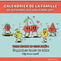Calendrier Famille - 30 x 30 cm - Bouchut
