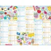 Calendrier Kawaii - 6 mois par face - 32 x 42 cm - Oberthur