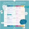 Calendrier mensuel d'organisation - 30 x 30 cm - Oberthur