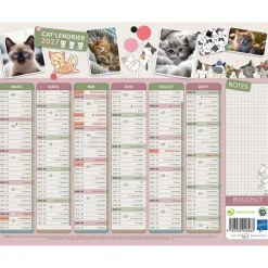Calendrier Mini - 21 x 26,5 cm - Bouchut