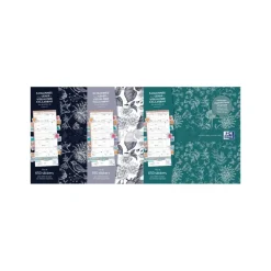 CALENDRIER OXFORD ROMANCE 30X30 1 MOIS/2PAGES - ASSORTI