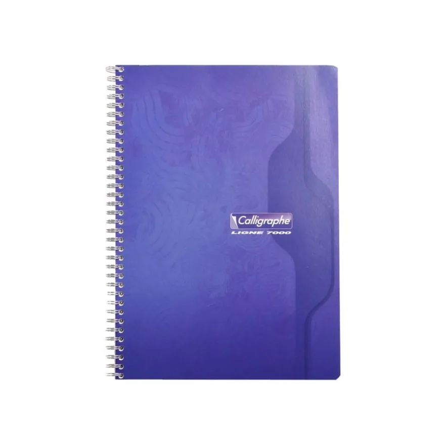 Calligraphe 7000 - Cahier à spirale A4 (21x29,7 cm) - 180 pages - petits carreaux (5x5 mm) - disponibles dans différentes couleurs
