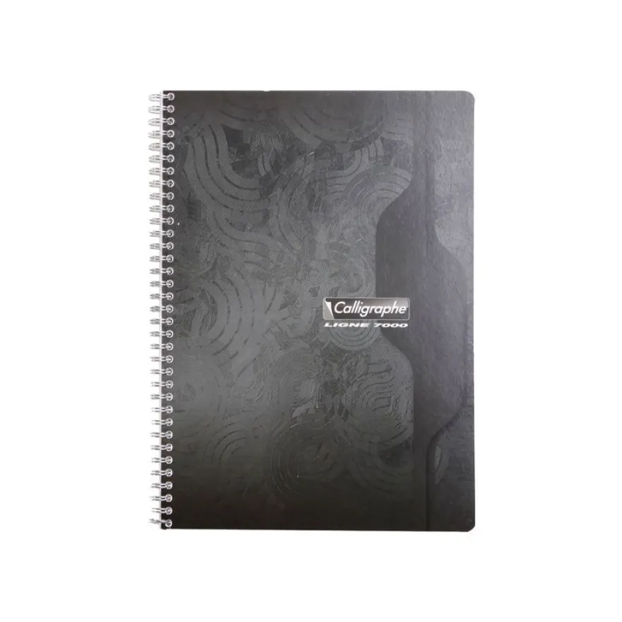 Calligraphe 7000 - Cahier à spirale A4 (21x29,7 cm) - 180 pages - petits carreaux (5x5 mm) - disponibles dans différentes couleurs
