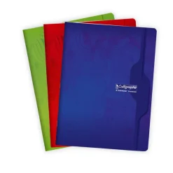 Calligraphe 7000 - Cahier 24 x 32 cm - 96 pages - grands carreaux (Seyes) - disponible dans différentes couleurs