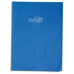 Calligraphe - Protège cahier sans rabat - 24 x 32 cm - grain losange - bleu