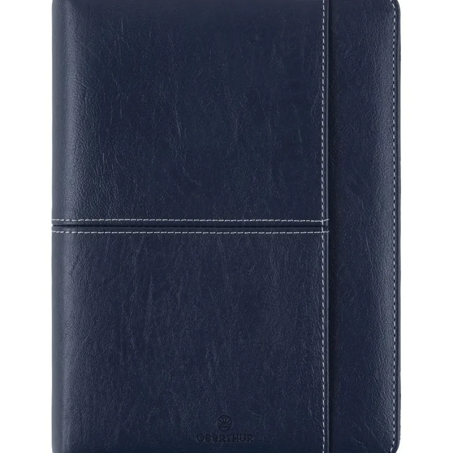 Cambridge - conférencier a5 zippé - marine
