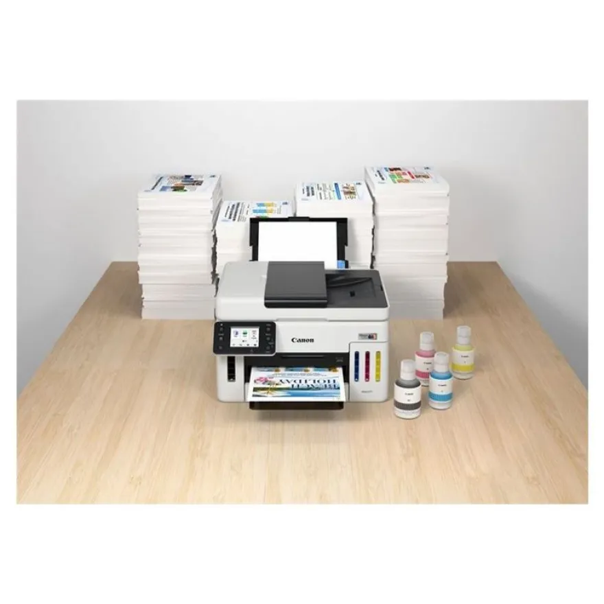 Canon MAXIFY GX6150 MegaTank - Imprimante multifonction jet d'encre couleur A4 - USB 2.0, Wi-Fi(n), LAN