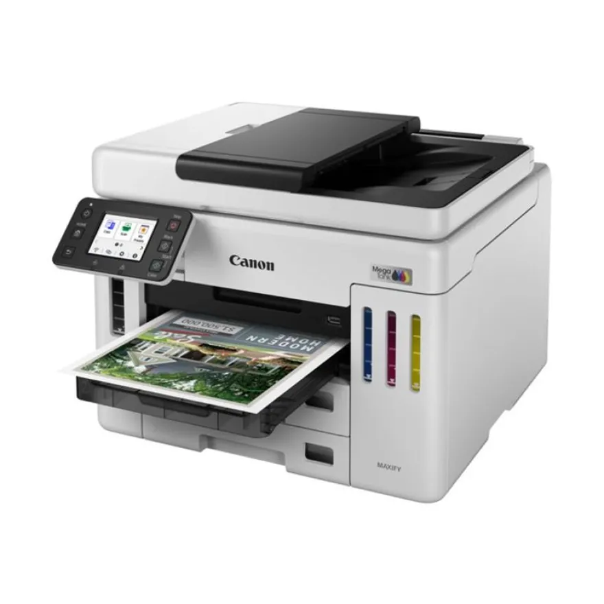 Canon MAXIFY GX7150 MegaTank - Imprimante multifonction jet d'encre couleur A4 - USB 2.0, Wi-Fi(n), LAN