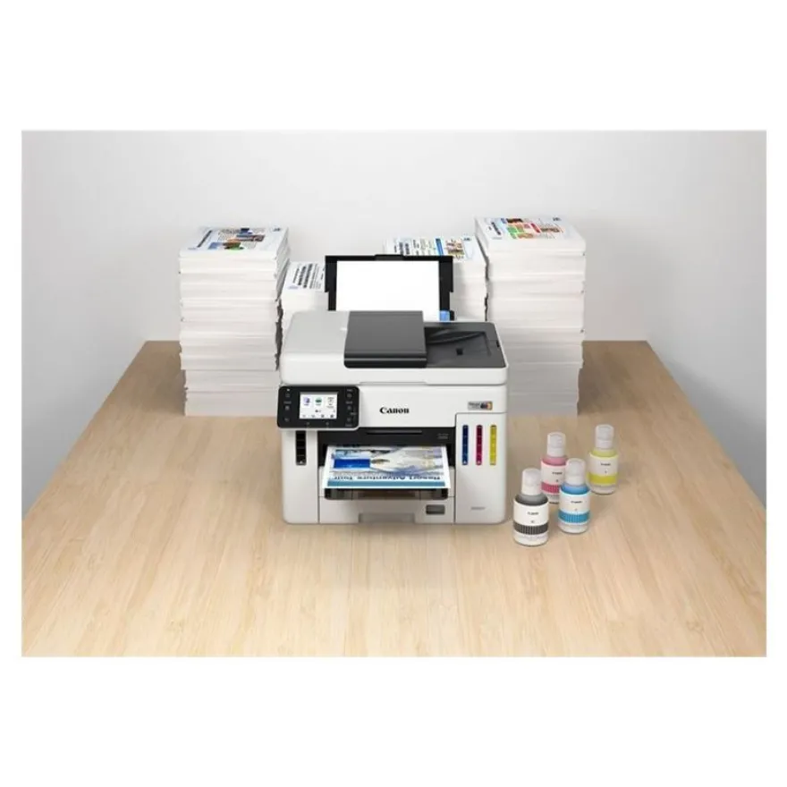 Canon MAXIFY GX7150 MegaTank - Imprimante multifonction jet d'encre couleur A4 - USB 2.0, Wi-Fi(n), LAN
